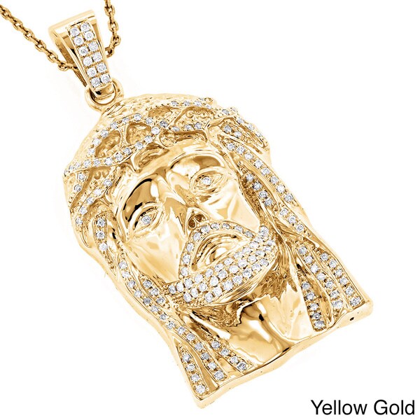14kt gold jesus pendants Clearance