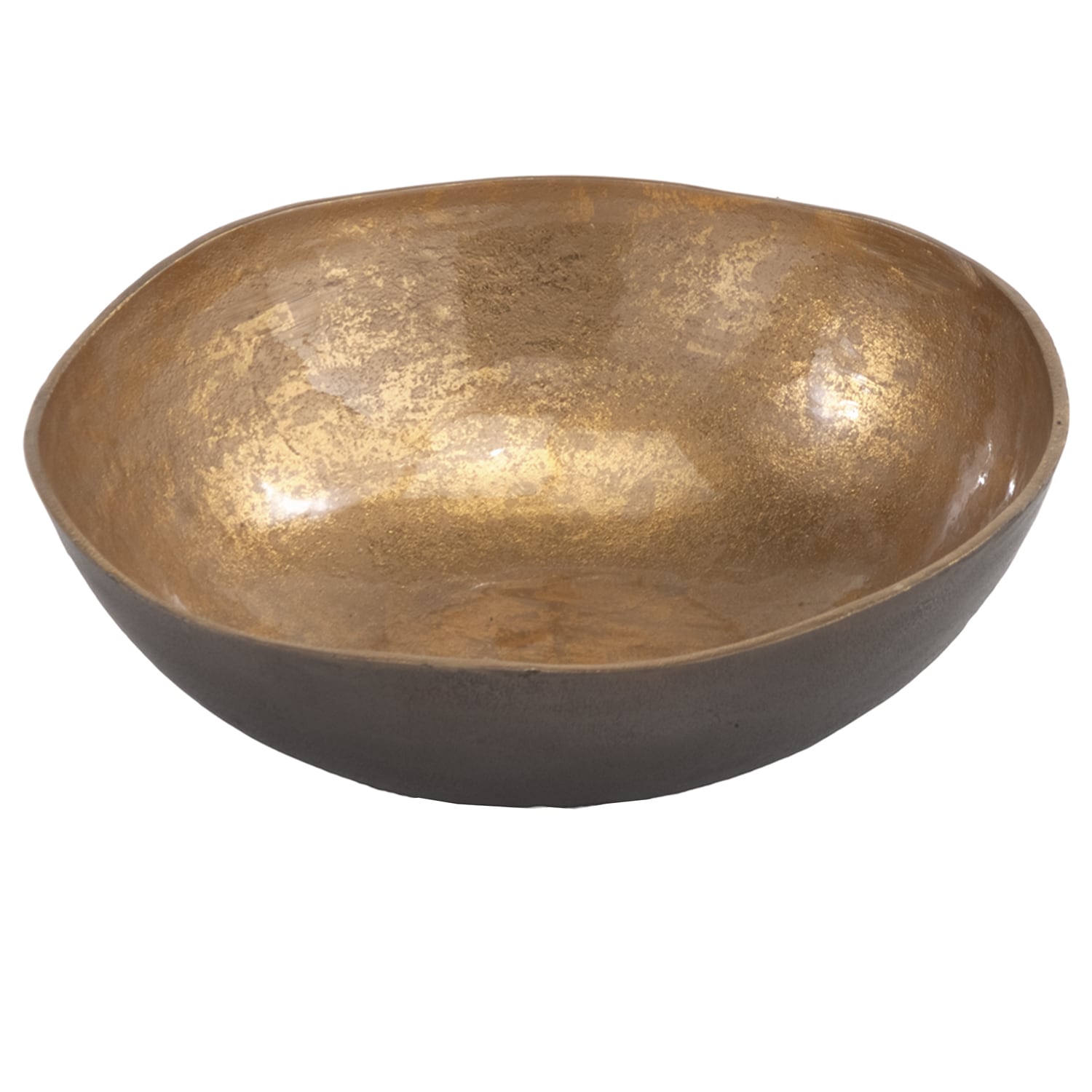 Metalico Large Round Bowl Gold eBay