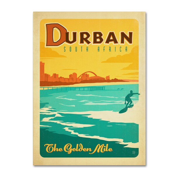 Shop Anderson Design Group 'Durban, South Africa' Canvas Art multi