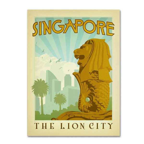 Anderson Design Group 'Singapore' Canvas Art Free Shipping Today