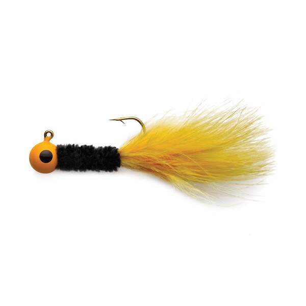 Eagle Claw Crappie Jig 0.125 oz Yellow-Black-Yellow