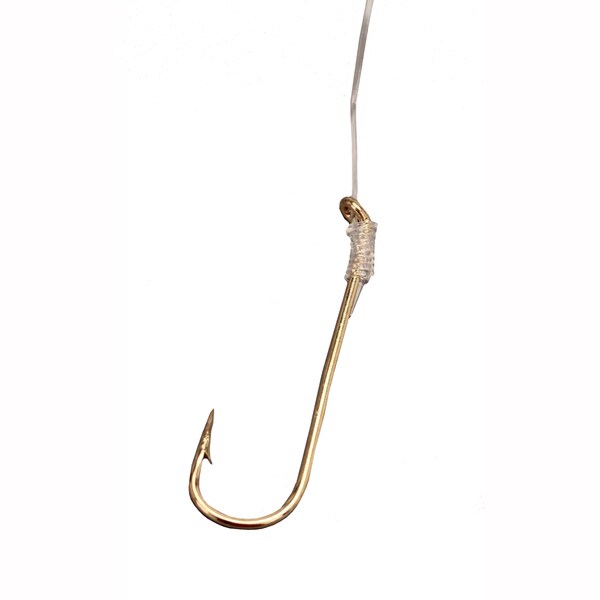 Eagle Claw Lake and Stream Aberdeen Hook Gold Size 4 (Per 6)