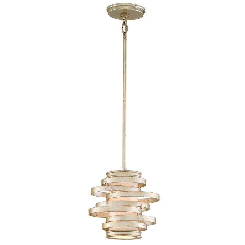 Corbett Lighting Vertigo 1-light Silver Mini Pendant