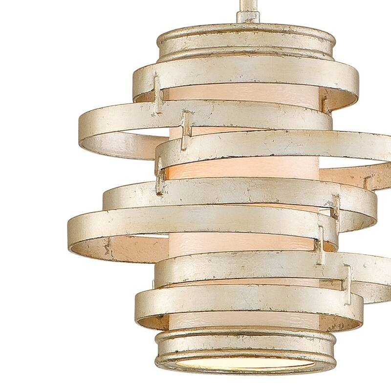 Corbett Lighting Vertigo 1-light Silver Mini Pendant