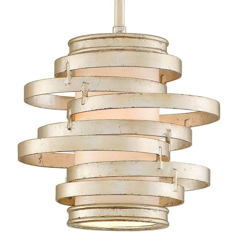 Corbett Lighting Vertigo 1-light Silver Mini Pendant