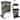 3-Part Portable Tool Box - Stainless-Steel Drawer Organizer with Wheels - Rolling Tool Chest by Stalwart (Silver)