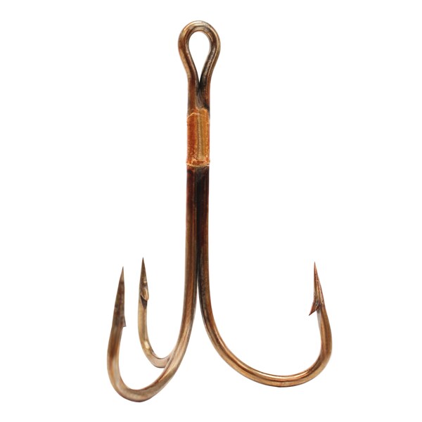Eagle Claw Lake and Stream Treble Hook Gross Pack Bronze Size 8/0 (Per 36)