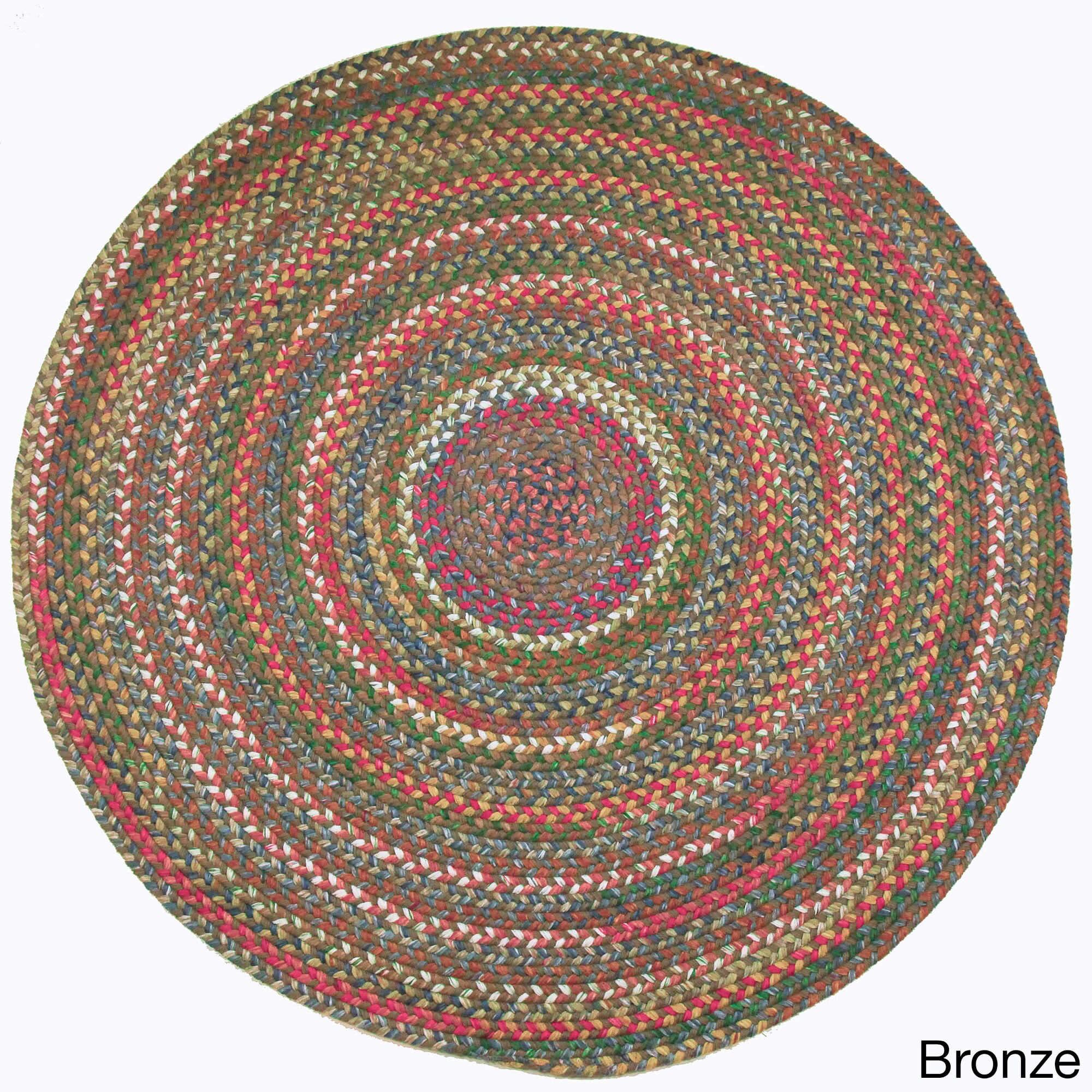Charisma Indoor Outdoor 6 Foot Round Braided Rug By Rhody