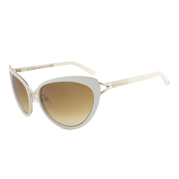 Tom ford white and gold sunglasses #6