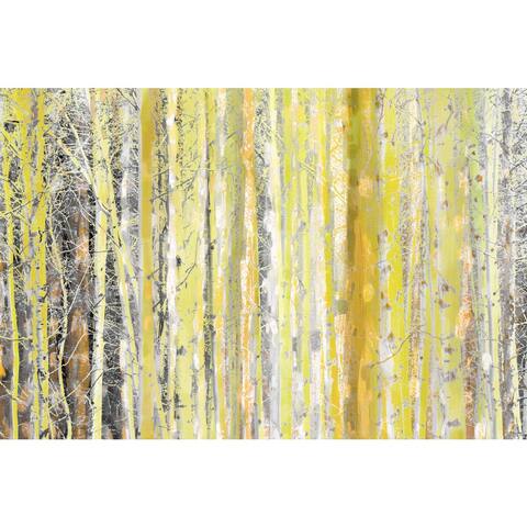 Handmade Aspen Forest 2 Print on Wrapped Canvas