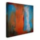 Shop Nicole Dietz 'Orange Swatch' Canvas Art - Multi - On Sale - Free ...