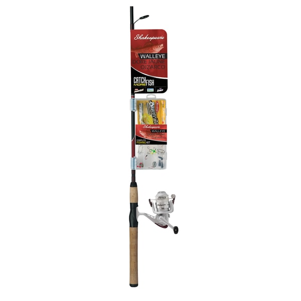 Shakespeare Catch More Fish Walleye Spinning Combo