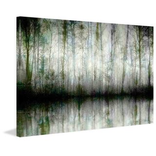 Parvez Taj 'Wispy Trees' Canvas Art