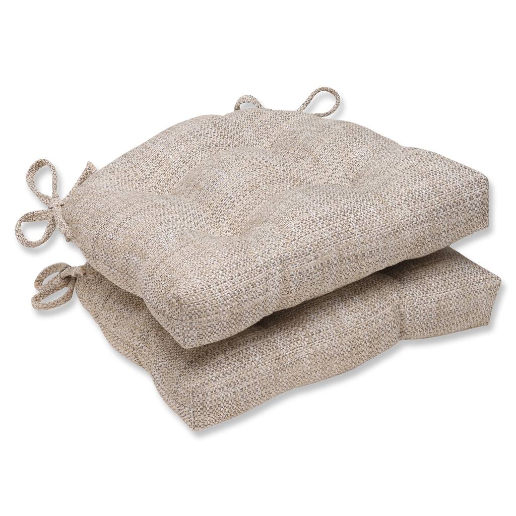 Pillow Perfect Tweak Mica Reversible Chair Pad (Set of 2)