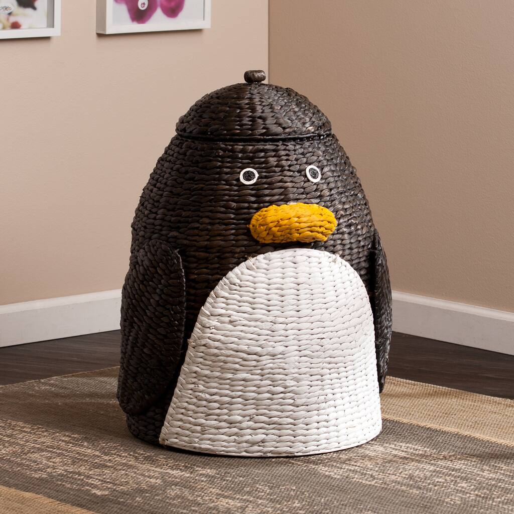 SEI Furniture Penguin Laundry Hamper