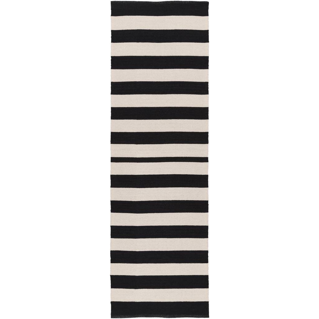 Hand-Woven Stacy Stripe Cotton Area Rug