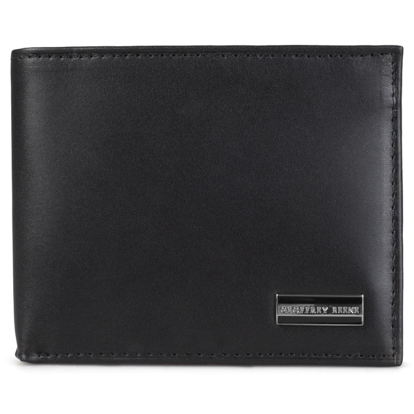 Geoffrey Beene Men's Genuine Leather Passcase Billfold Bi-fold Wallet ...