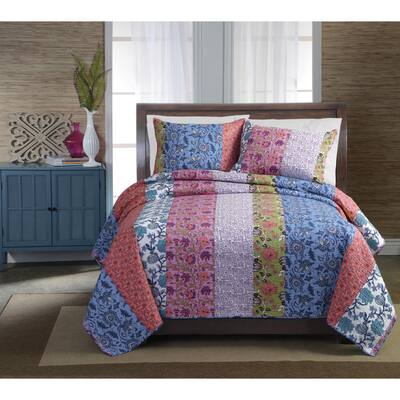 Newberry Cotton 3-piece Quilt Set