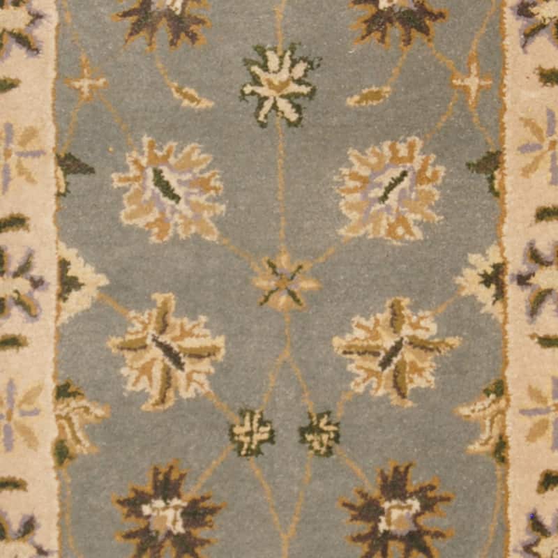 Handmade Mahal Wool Runner (India) - 2'4 x 8'1