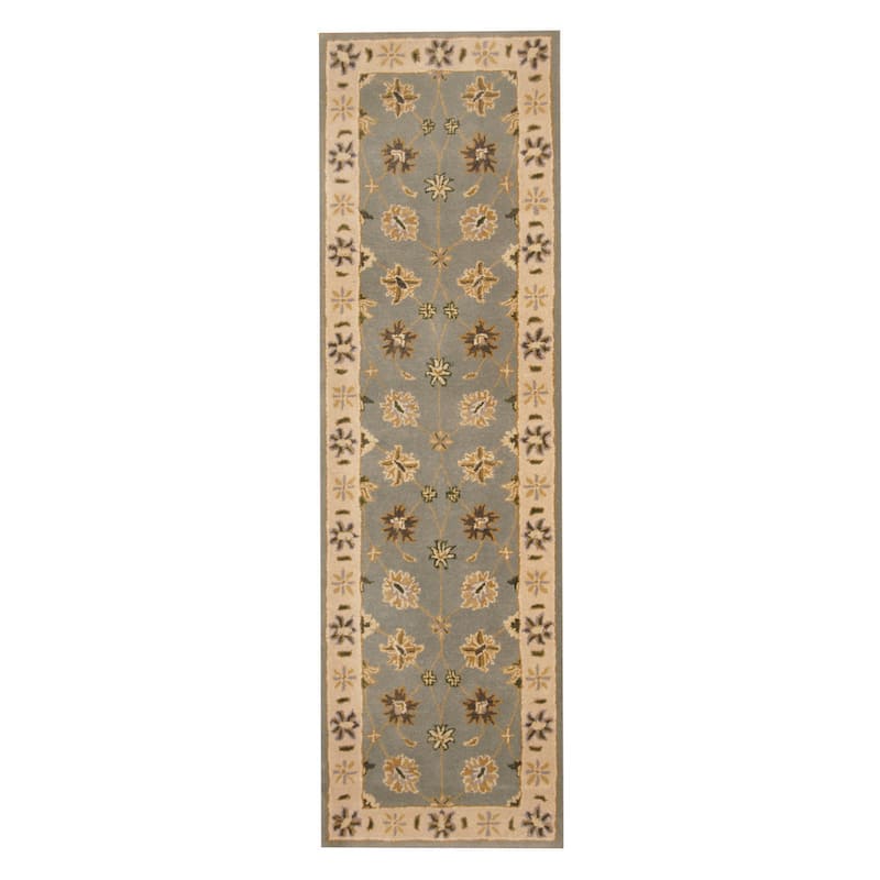 Handmade Mahal Wool Runner (India) - 2'4 x 8'1