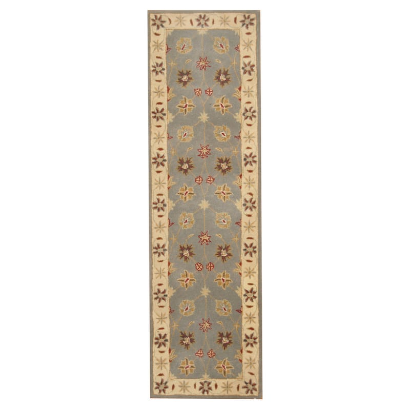 Handmade Mahal Wool Runner (India) - 2'5 x 8'1