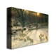 Joseph Farquharson 'The Shortening Winter's Day' Canvas Art - Overstock ...