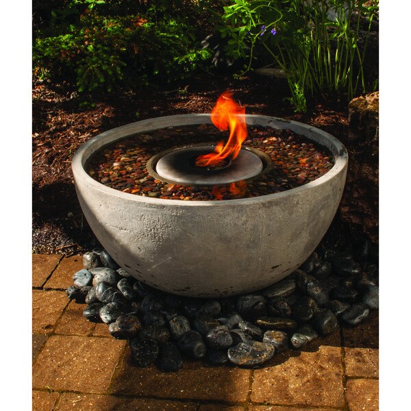 Fire Fountain Water Feature with Pump - Free Shipping Today - Overstock