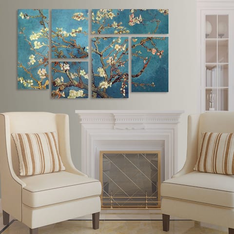 Vincent van Gogh 'Almond Blossoms' 6 Panel Art Set