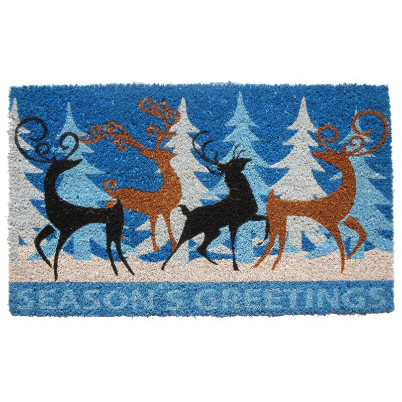 Coir Deers Family Doormat
