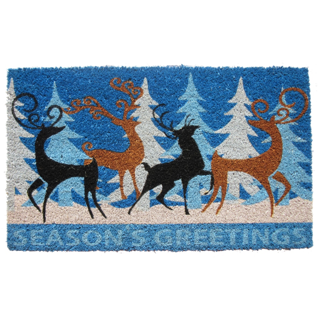 Coir Deers Family Doormat