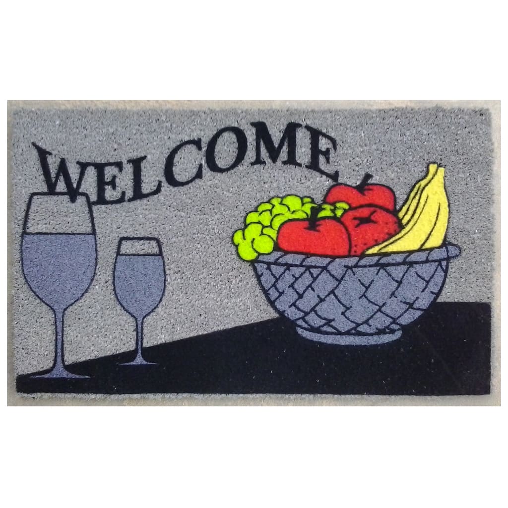 Coir Welcome Wine Doormat