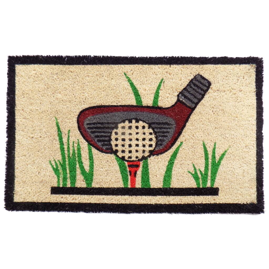 Coir Golf Doormat