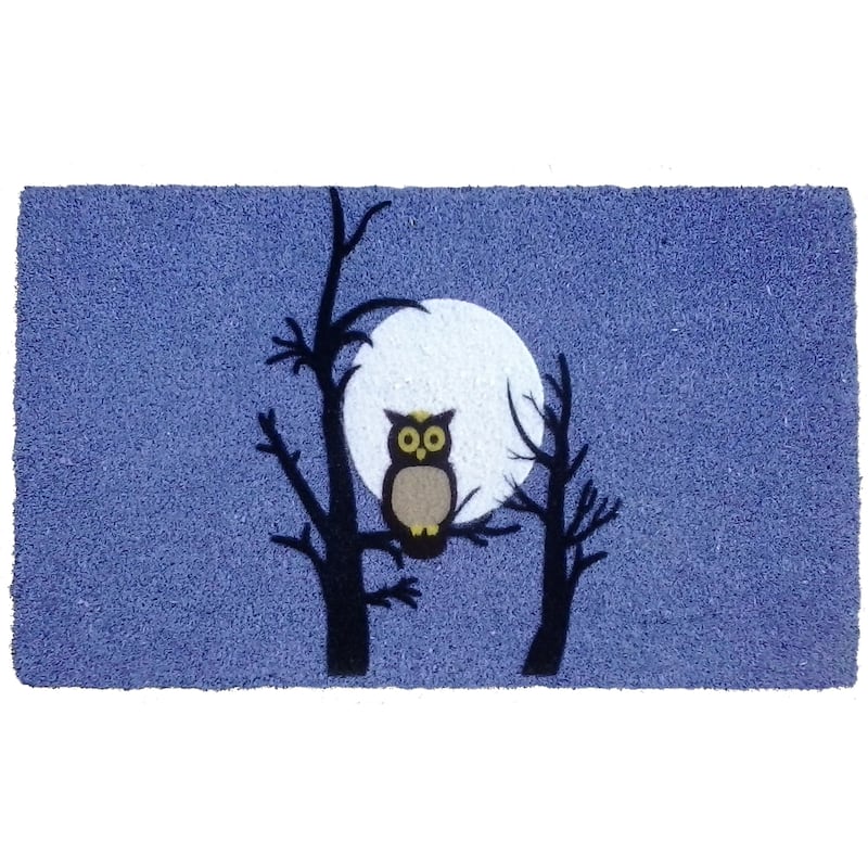 Coir Night Owl Doormat