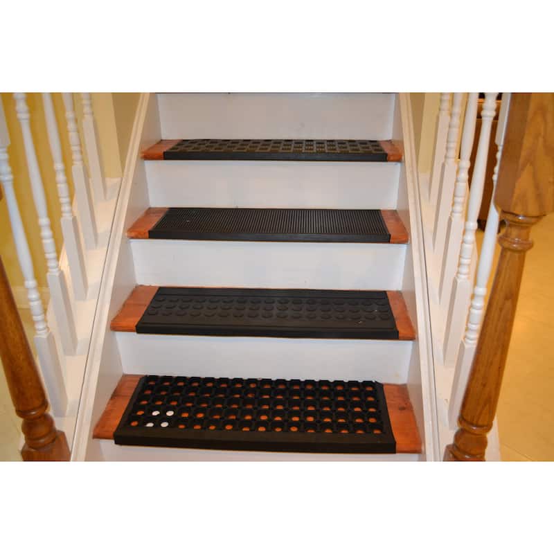 Wrought Iron Hollow Rubber Step Mat Doormat