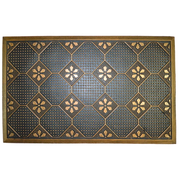 Wrought Iron Golden Plumbago Doormat