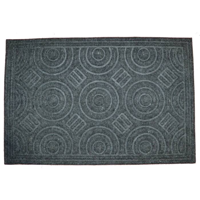 Circle Grey Doormat