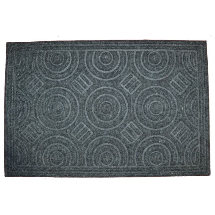 Circle Grey Doormat