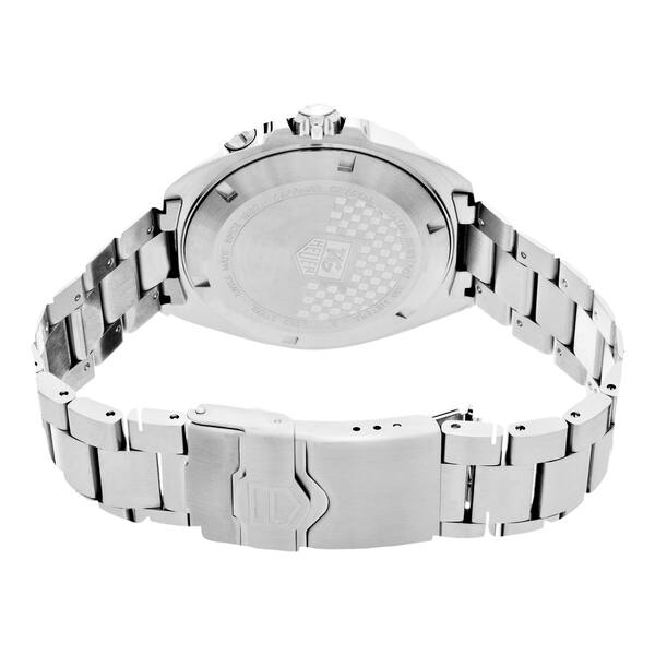 Shop Tag Heuer Men S Waz111a Ba0875 Formula 1 Black Dial Stainless Steel Alarm Swiss Quartz Watch On Sale Overstock 10436359