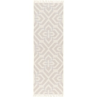 Hand-Woven Madeley Geometric Reversible Wool Area Rug - 2'6" x 8' Runner - 2' 6" x 8'