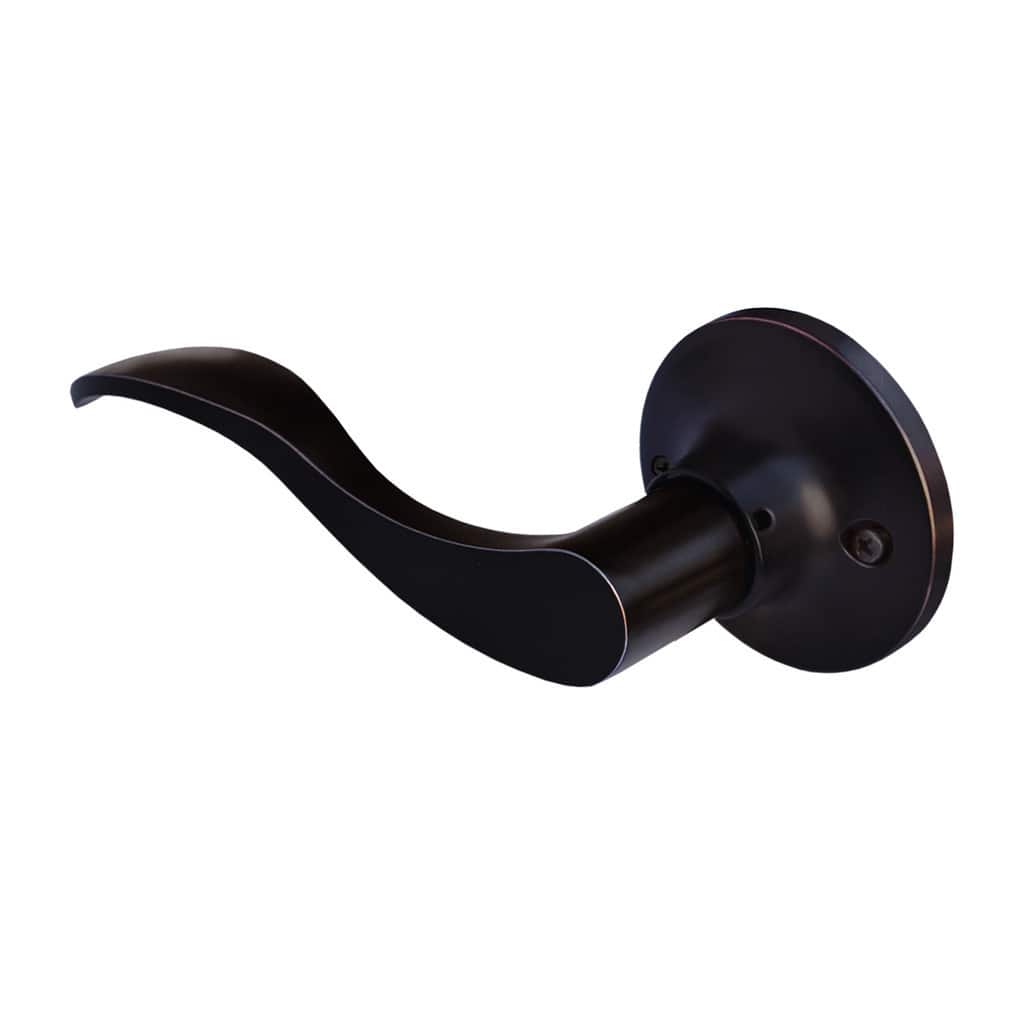 Constructor Dummy Oil Rubbed Bronze Prelude Left Lever Door Handle Lock Set