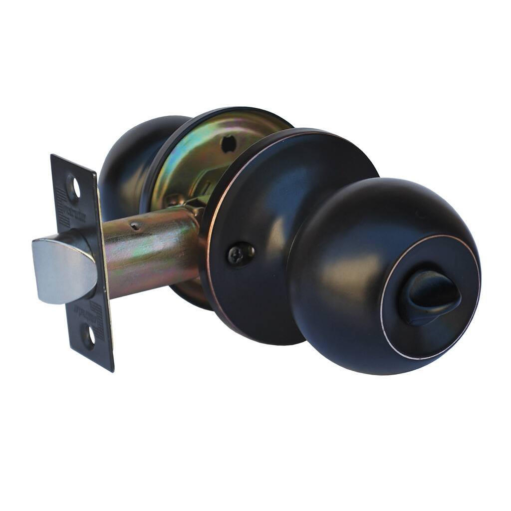 Constructor Privacy Oil Rubbed Bronze Finish Chronos Door Lever Knob Handle Set