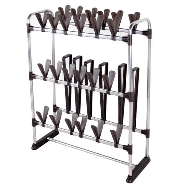 Shop Storagemaniac Multifunctional Shoe Organizer Space Saving Shoe Rack For 24 Pair Of Shoes And 3 Pair Of Boots Overstock 10437123