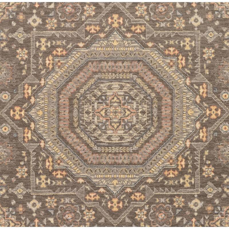 Couristan Elegance Elenora/Mocha-Beige Wool Area Rug