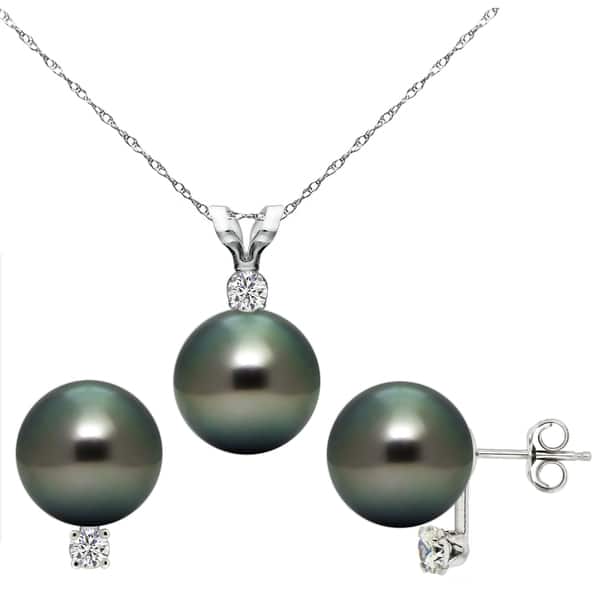 Sterling Silver w/Solid 14k Diamond & Green Quartz Earrings 25 x13mm Sterling Silver w/Solid 14k Diamond & Green Quartz Earrings 25 x13mm