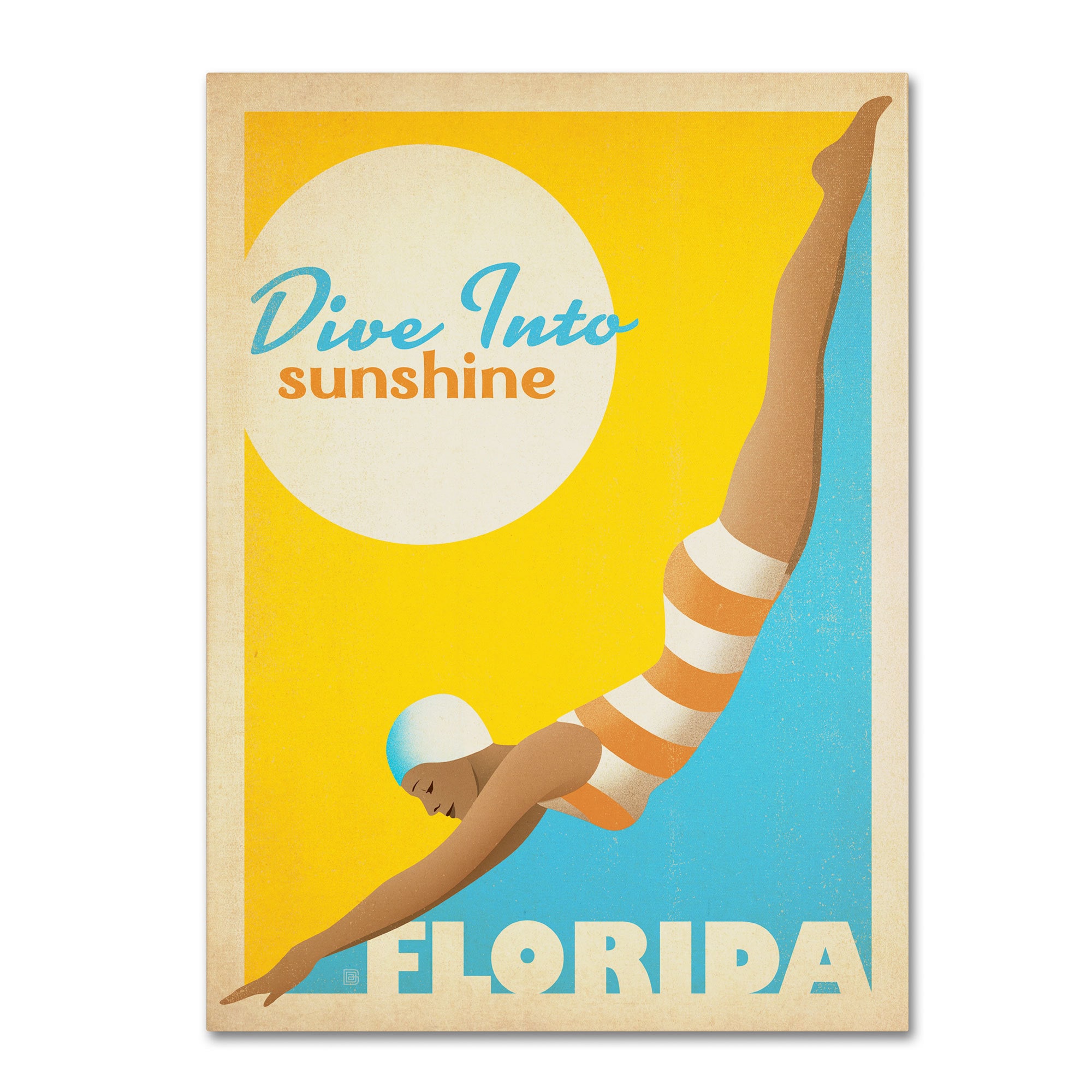 Anderson Design Group Dive into Sunshine II Canvas Art   17534589