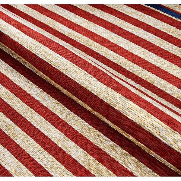 Miami Seaman Tan Red Indoor Outdoor Area Rug 5 6 X 8 Miami Seaman Tan Red Indoor Outdoor