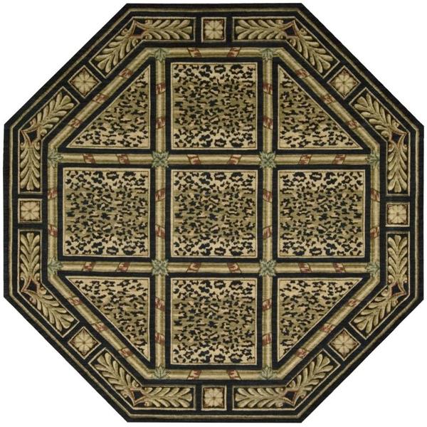 Shop Nourison Grand Parterre Multicolor Octagon Rug 5'6 x 5'6 On