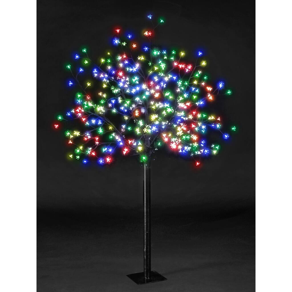 6-foot Blossom Tree 240 Multi LEDS UL Lights