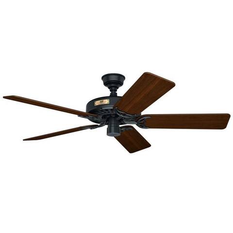 Hunter 52" Original Outdoor Ceiling Fan with Pull Chain, Damp Rated