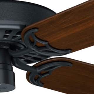 52" Hunter Original Outdoor Ceiling Fan with Pull Chain, Damp Rated - 52